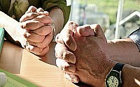 People Praying Hands