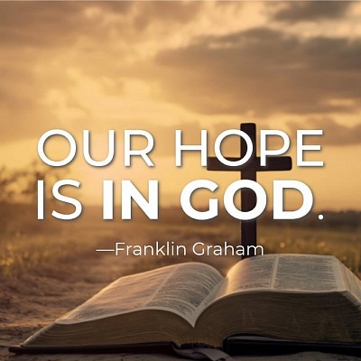 our hope is in god